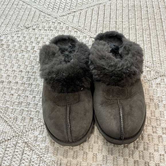 UGG Women's Coquette Slip On Slide Slippers in Grey - Picture 3 of 8